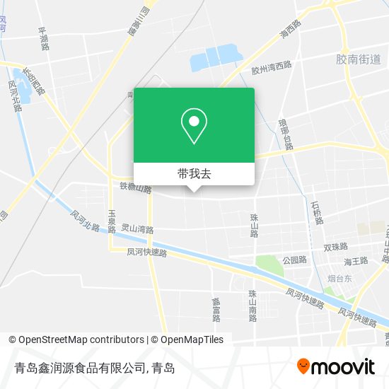 青岛鑫润源食品有限公司地图