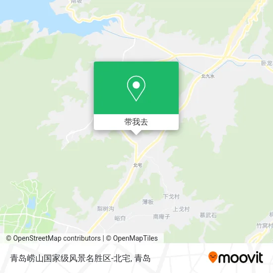 青岛崂山国家级风景名胜区-北宅地图