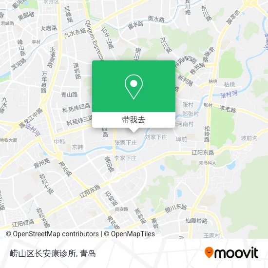崂山区长安康诊所地图