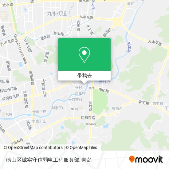 崂山区诚实守信弱电工程服务部地图