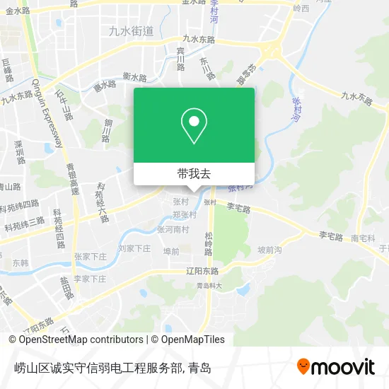 崂山区诚实守信弱电工程服务部地图