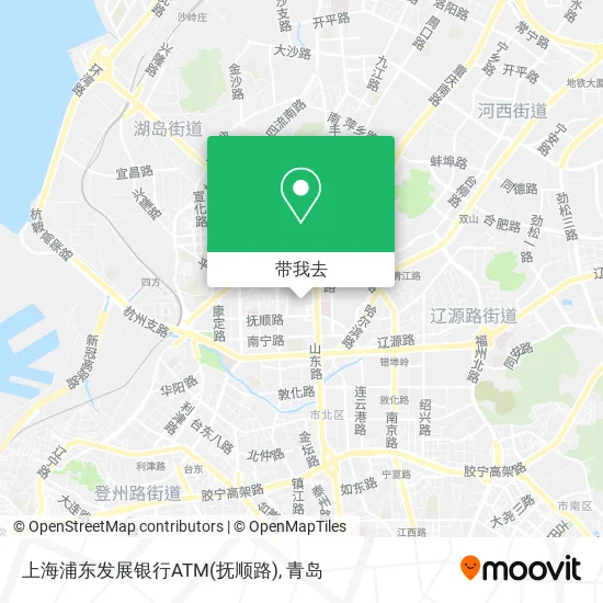 上海浦东发展银行ATM(抚顺路)地图