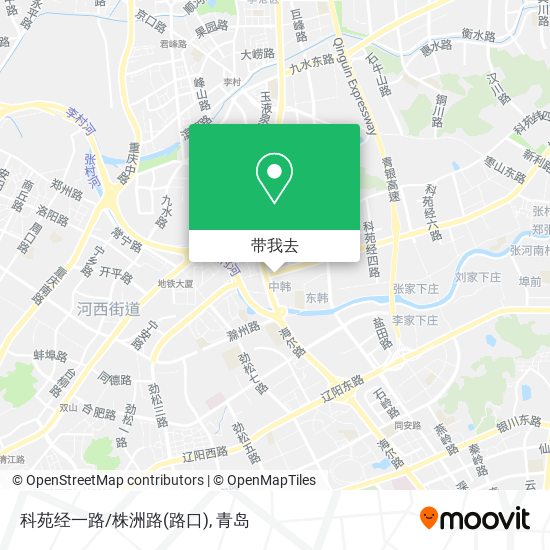 科苑经一路/株洲路(路口)地图