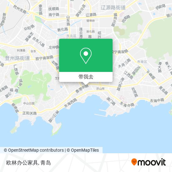 欧林办公家具地图