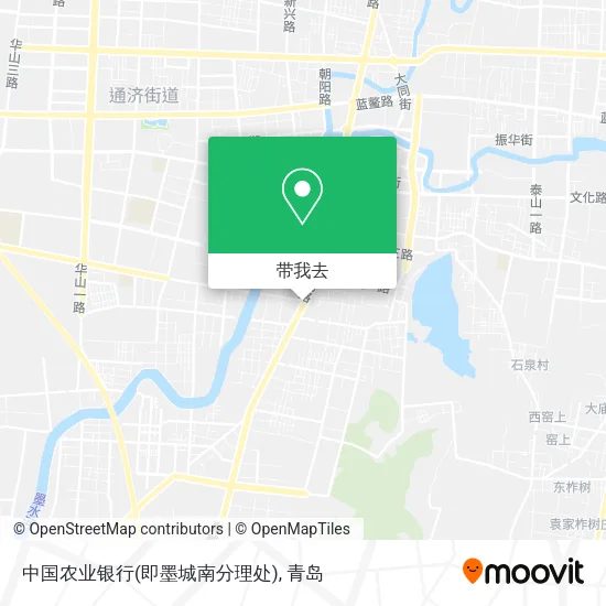 中国农业银行(即墨城南分理处)地图