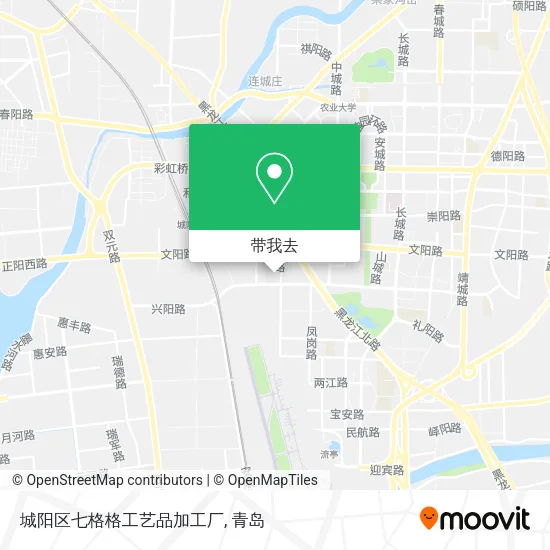 城阳区七格格工艺品加工厂地图