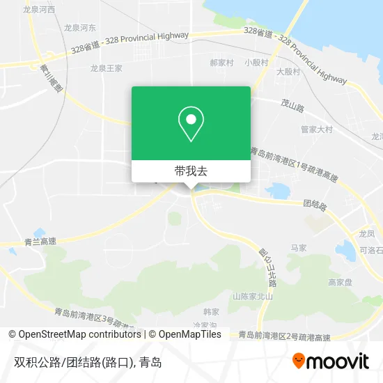 双积公路/团结路(路口)地图