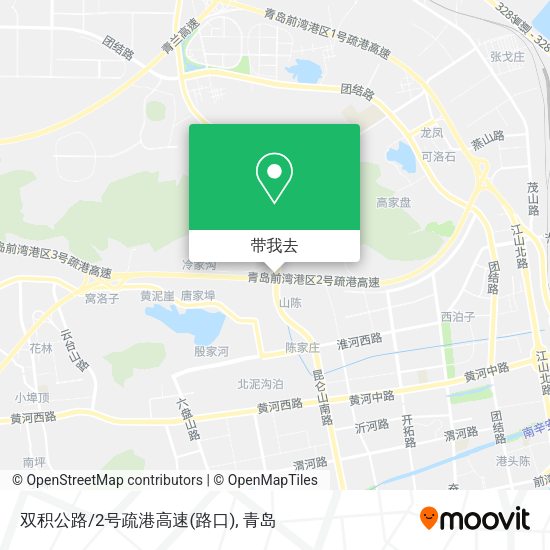 双积公路/2号疏港高速(路口)地图