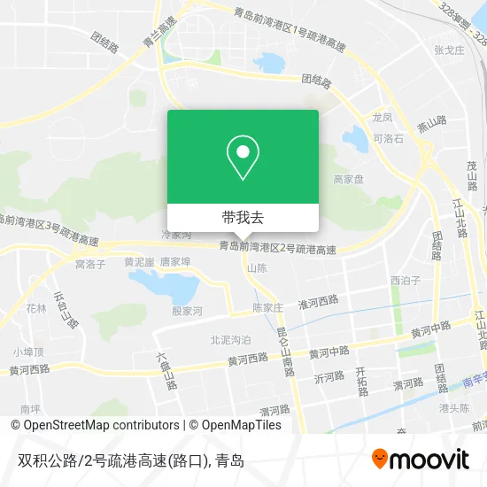 双积公路/2号疏港高速(路口)地图