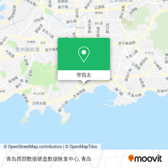 青岛西部数据硬盘数据恢复中心地图