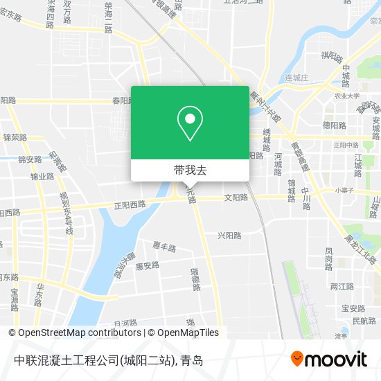 中联混凝土工程公司(城阳二站)地图