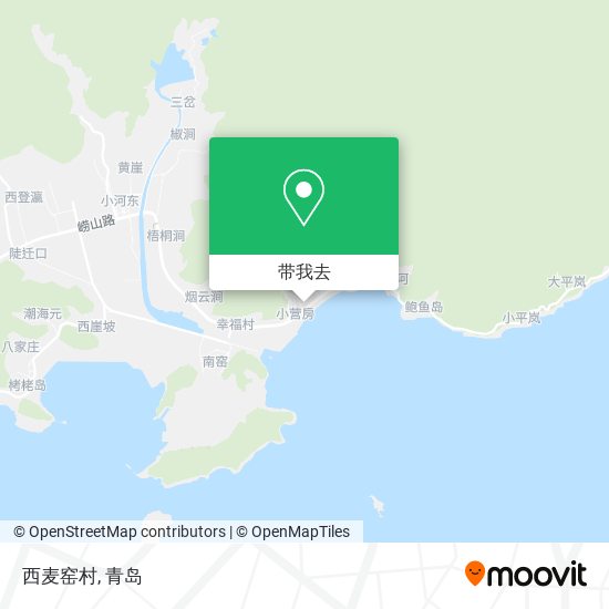 西麦窑村地图