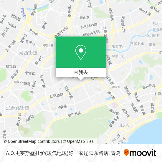 A.O.史密斯壁挂炉(暖气地暖)好一家辽阳东路店地图