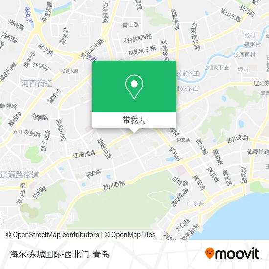 海尔·东城国际-西北门地图