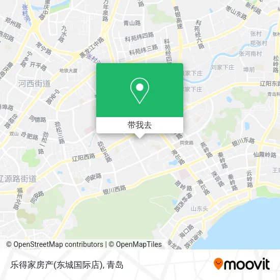 乐得家房产(东城国际店)地图