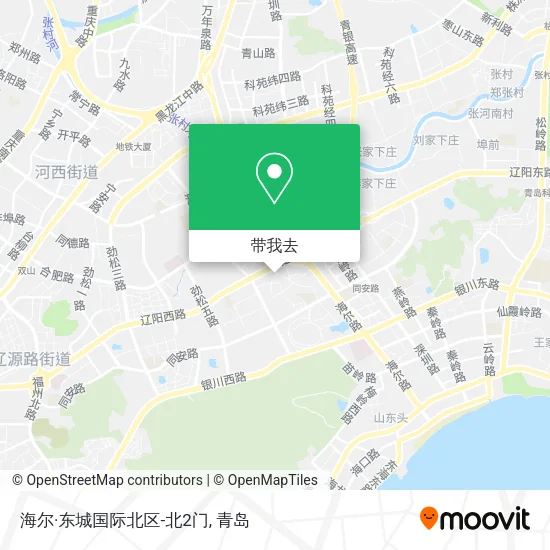 海尔·东城国际北区-北2门地图