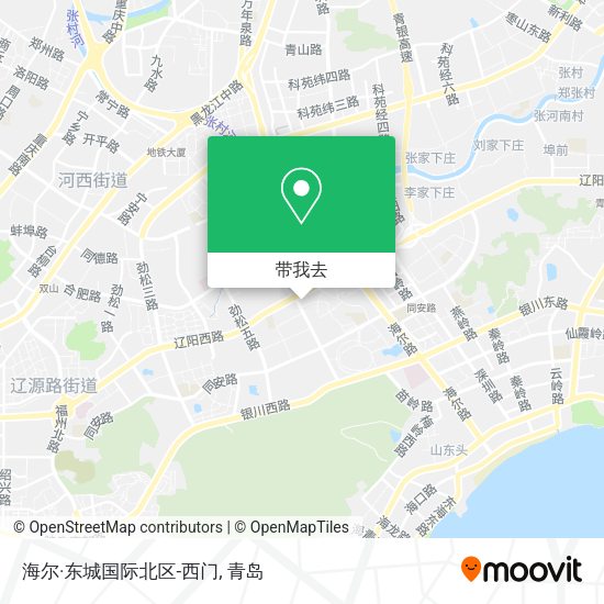 海尔·东城国际北区-西门地图