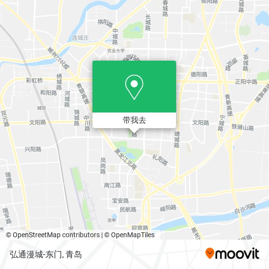 弘通漫城-东门地图