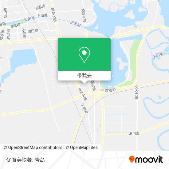 优而美快餐地图