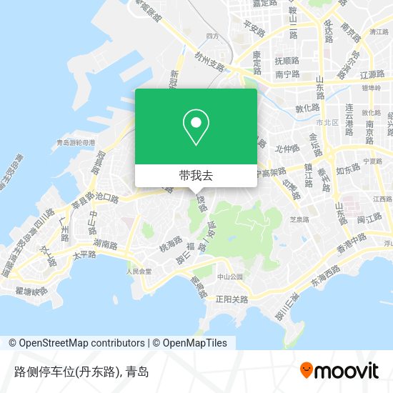 路侧停车位(丹东路)地图