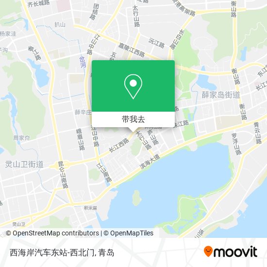 西海岸汽车东站-西北门地图