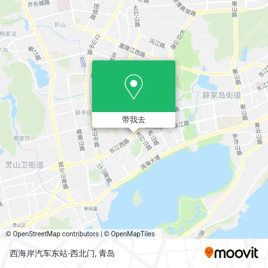 西海岸汽车东站-西北门地图