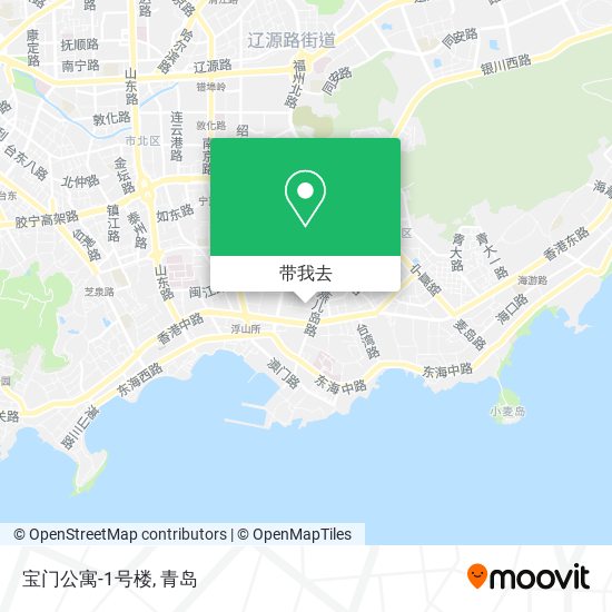 宝门公寓-1号楼地图