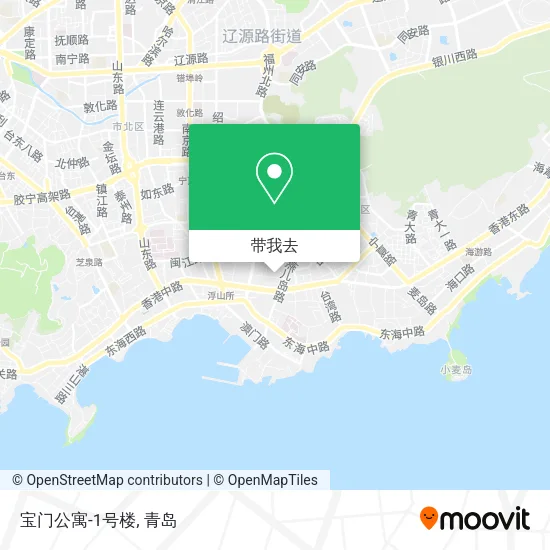 宝门公寓-1号楼地图