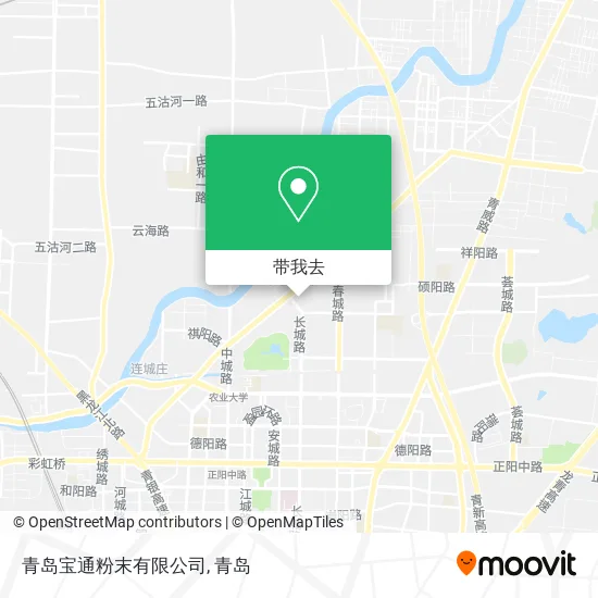 青岛宝通粉末有限公司地图
