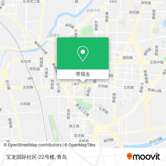 宝龙国际社区-22号楼地图