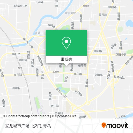 宝龙城市广场-北2门地图