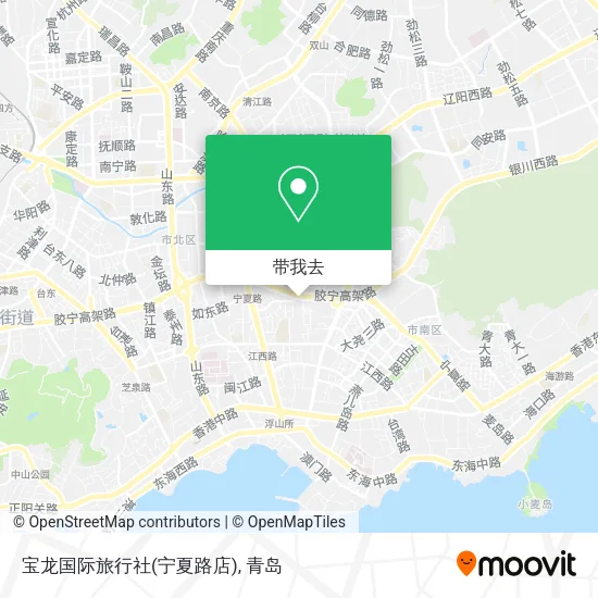 宝龙国际旅行社(宁夏路店)地图