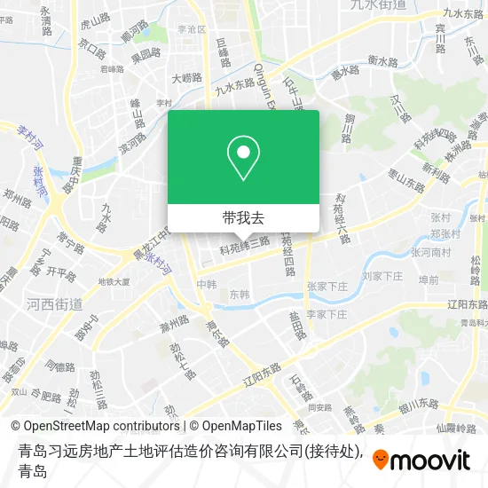 青岛习远房地产土地评估造价咨询有限公司(接待处)地图