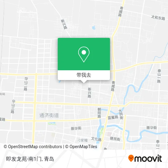 即发龙苑-南1门地图