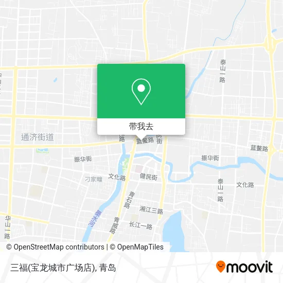 三福(宝龙城市广场店)地图