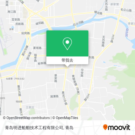 青岛明进船舶技术工程有限公司地图