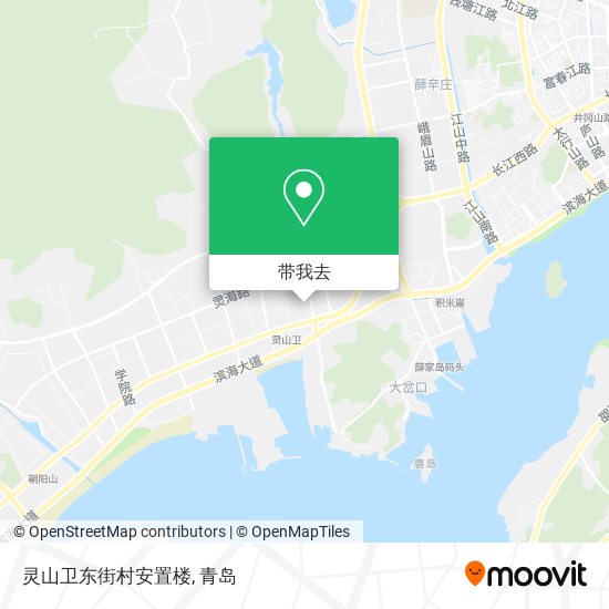 灵山卫东街村安置楼地图