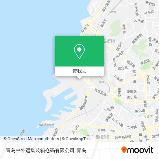 青岛中外运集装箱仓码有限公司地图
