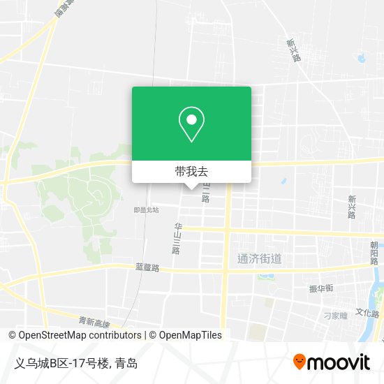义乌城B区-17号楼地图
