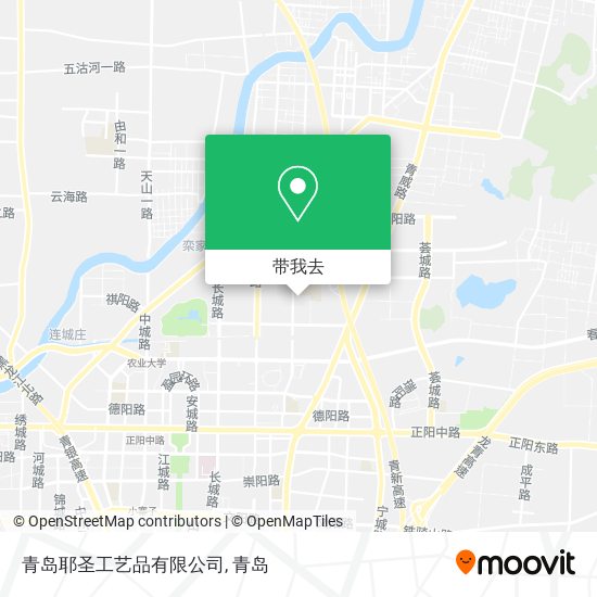 青岛耶圣工艺品有限公司地图