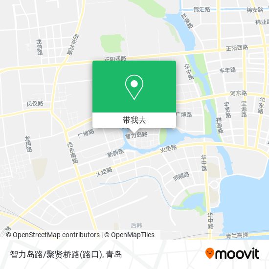 智力岛路/聚贤桥路(路口)地图