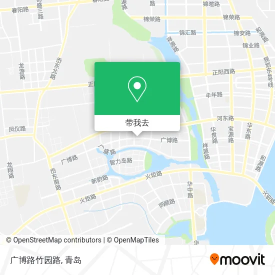 广博路竹园路地图