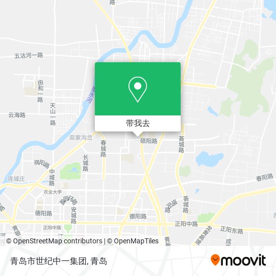 青岛市世纪中一集团地图