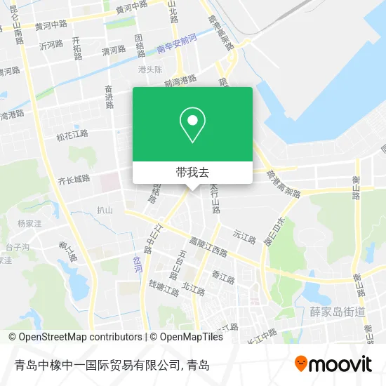 青岛中橡中一国际贸易有限公司地图