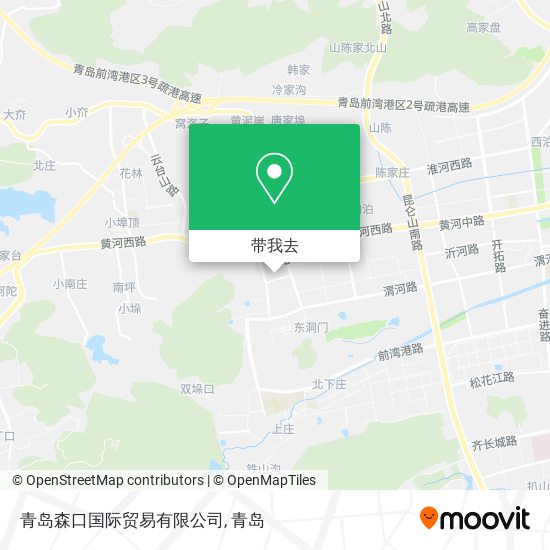 青岛森口国际贸易有限公司地图