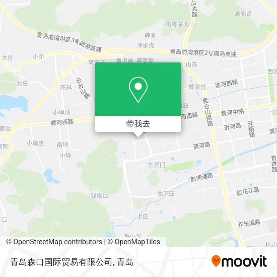 青岛森口国际贸易有限公司地图