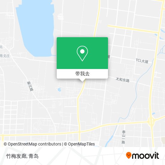 竹梅发廊地图