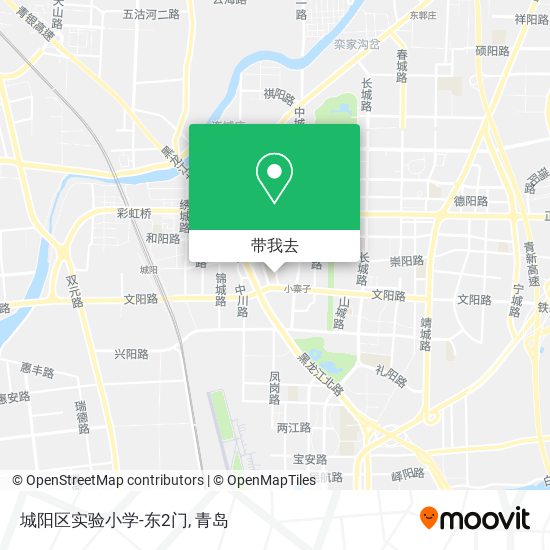 城阳区实验小学-东2门地图