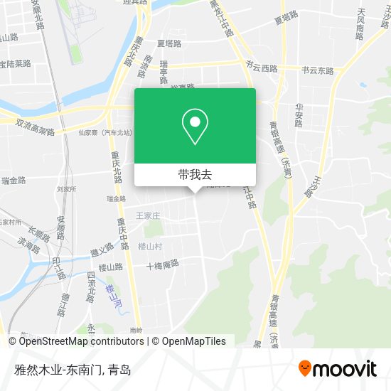 雅然木业-东南门地图