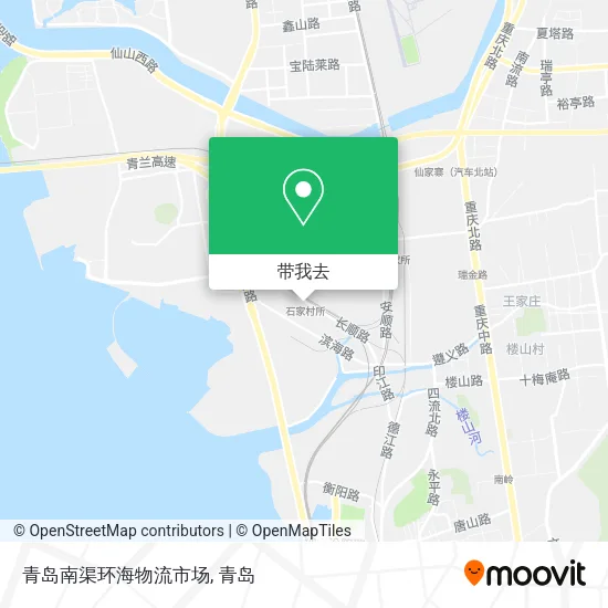 青岛南渠环海物流市场地图